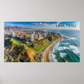 Aangepaste tekst Lima, Peru Poster (Voorkant)