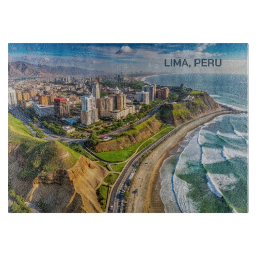 Aangepaste tekst Lima, Peru Snijplank (Voorkant)