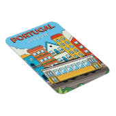 Aangepaste tekst Lissabon Portugal Magneet (Rechterzijde)