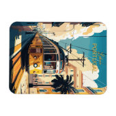 Aangepaste tekst Lissabon Portugal Magneet (Horizontaal)
