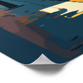 Aangepaste tekst Lissabon Portugal Poster (Hoek)