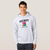 Aangepaste tekst Logo Dubbelzijdige Mannen moderne Hoodie (Voorkant volledig)