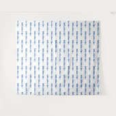 Aangepaste tekst Logo Event Achtergrond Stap en He Wandkleed (Voorkant (horizontaal))