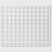 Aangepaste tekst, Logo-inpakpapier voor zakelijk g Cadeaupapier (Vlak)