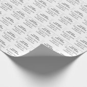 Aangepaste tekst, Logo-inpakpapier voor zakelijk g Cadeaupapier (Hoek)