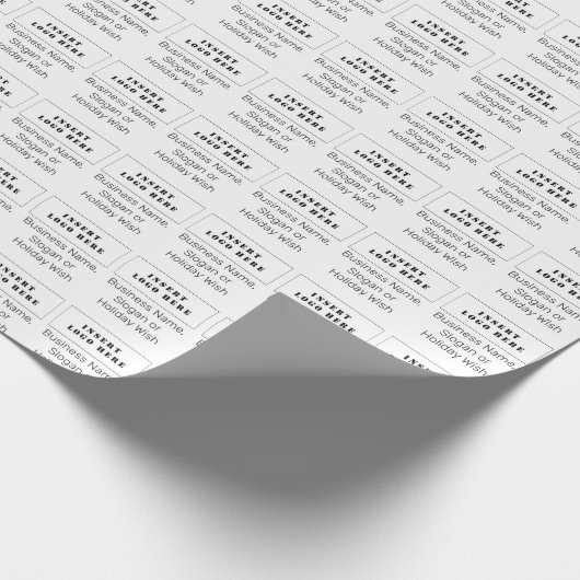Aangepaste tekst, Logo-inpakpapier voor zakelijk g Cadeaupapier (Hoek)