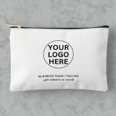 Aangepaste tekst & Logo l Promotie Zwart & Wit Etui