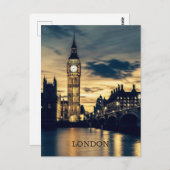 Aangepaste tekst Londen Briefkaart (Voorkant / Achterkant)