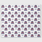 Aangepaste tekst Londen Cadeaupapier (Vlak)