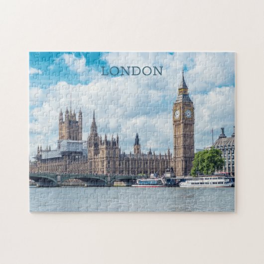 Aangepaste tekst Londen Legpuzzel (Horizontaal)