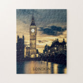Aangepaste tekst Londen Legpuzzel (Verticaal)