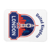 Aangepaste tekst Londen Magneet (Horizontaal)