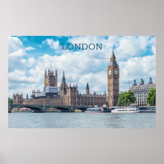 Aangepaste tekst Londen Poster (Voorkant)