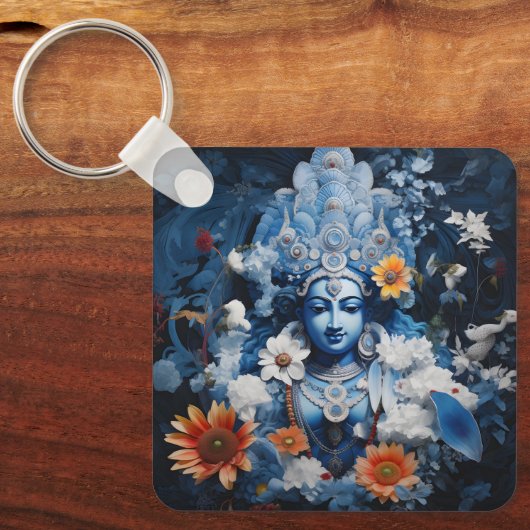 Aangepaste tekst, Lord Shiva Sleutelhanger (Voorkant)