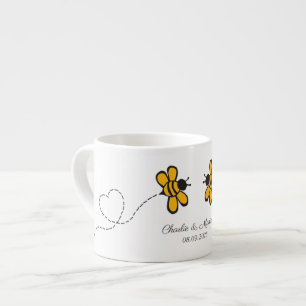 Aangepaste tekst Love Bee Espresso Kop
