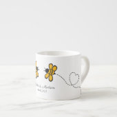 Aangepaste tekst Love Bee Espresso Kop (Voorkant rechts)