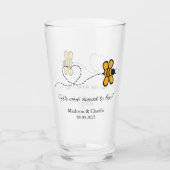Aangepaste tekst Love Bee Glas (Voorkant)