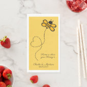 Aangepaste tekst Love Bee Servet (Insitu)