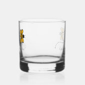 Aangepaste tekst Love Bee Whisky Glas (Links)