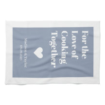 Aangepaste tekst LOVE keukenhanddoek