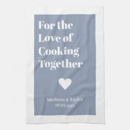 Aangepaste tekst LOVE keukenhanddoek