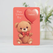 Aangepaste tekst Love Teddy (Staand voorkant)