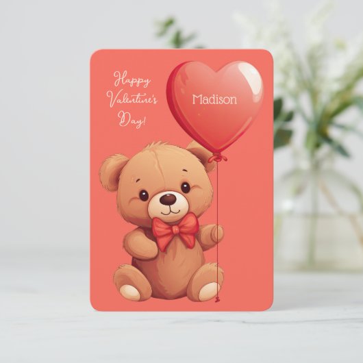 Aangepaste tekst Love Teddy (Staand voorkant)