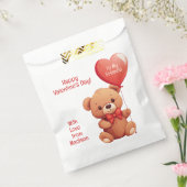 Aangepaste tekst Love Teddy Bedankzakje (Gezegeld)