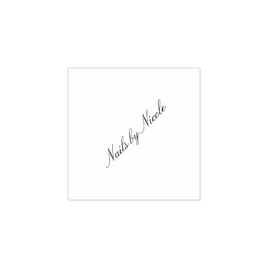 Aangepaste tekst Loyalty/Reward Kaart Stamp Rubberstempel (Afrduk)