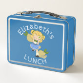 Aangepaste Tekst Lunchbox met Lemon Chibi (Voorkant)