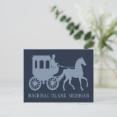 Aangepaste tekst Mackinac Island Briefkaart (Staand voorkant)