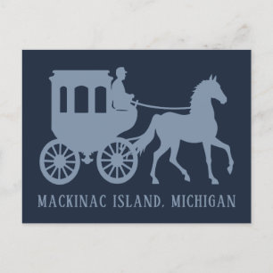 Aangepaste tekst Mackinac Island Briefkaart