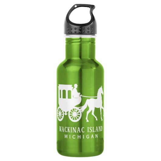 Aangepaste tekst Mackinac Island Waterfles (Voorkant)