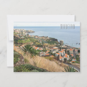 Aangepaste tekst Madeira Portugal Briefkaart