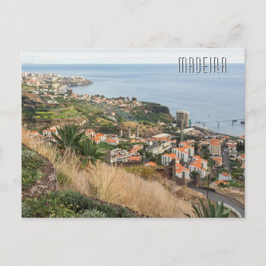 Aangepaste tekst Madeira Portugal Briefkaart (Voorkant)