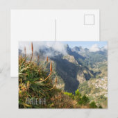 Aangepaste tekst Madeira Portugal Briefkaart (Voorkant / Achterkant)