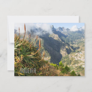 Aangepaste tekst Madeira Portugal Briefkaart
