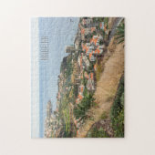Aangepaste tekst Madeira Portugal Legpuzzel (Verticaal)