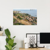 Aangepaste tekst Madeira Portugal Poster (Thuiskantoor)