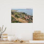 Aangepaste tekst Madeira Portugal Poster (Keuken)