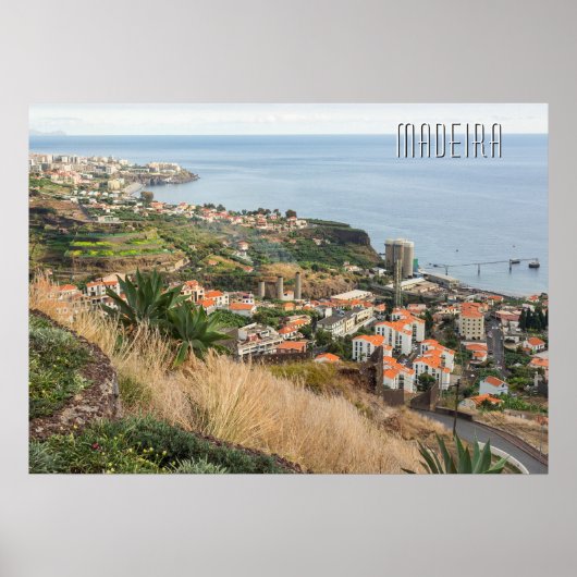 Aangepaste tekst Madeira Portugal Poster (Voorkant)