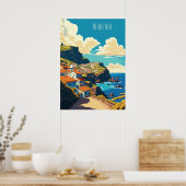 Aangepaste tekst Madeira Portugal Poster (Keuken)
