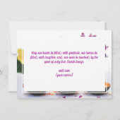 Aangepaste tekst, Majestic Diwali Feestdagenkaart (Achterkant)