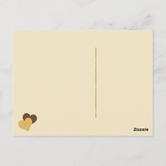 Aangepaste tekst Majestic Lion foto Briefkaart (Achterkant)