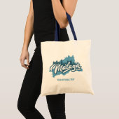 Aangepaste tekst Malaga Spanje Tote Bag (Voorkant (product))