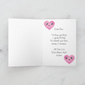 Aangepaste tekst Mama / Moeder Verjaardag Kaart (Binnen)