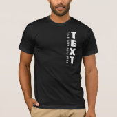 Aangepaste tekst Mannen Bella+Canvas Korte Mouw T-shirt (Voorkant)