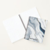 Aangepaste tekst - Marmeren patroon Notitieboek (Binnen)