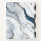 Aangepaste tekst - Marmeren patroon Notitieboek (Achterkant)