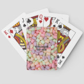 Aangepaste tekst Marshmallows Pokerkaarten (Achterkant)